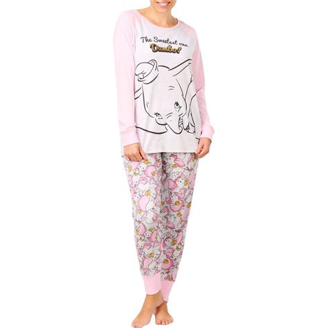 Disney Womens Dumbo Pyjama Set Grey Big W