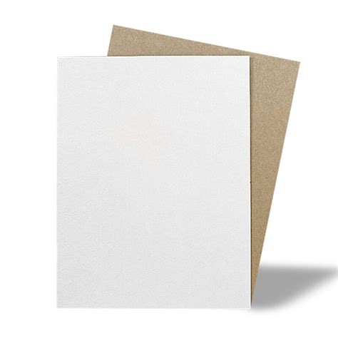 White Cardboard Sheet 8 12 X 11 022 Thick Quantity 480 By