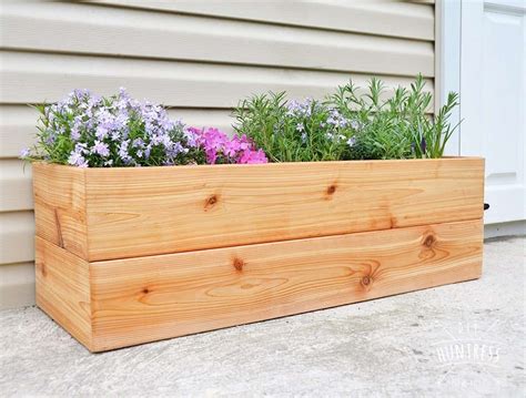 How To Make Planter Boxes With Wood