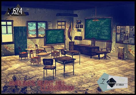 Aviolinas Silent Hill Classroom Conversion Cc Sims Mods Sims 4