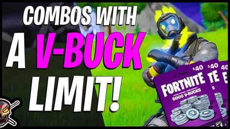 Creating Fortnite Combos With A V Buck Spending Limit Fortnite Battle