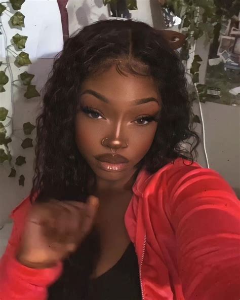 Pla9boi ♡︎ In 2021 Pretty Black Girls Beautiful Black Girl Cool Makeup Looks