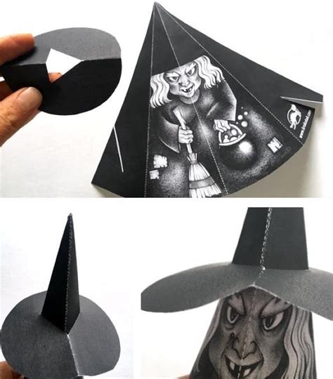 Papermau Halloween Special Easy To Build Glueless Witch Paper Toy By