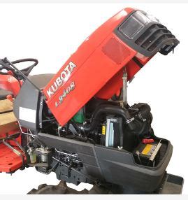 Top of hood shows some slight fade which a wax will take out, rest of paint is bright and metal is straight. Kubota Tractor L3408 Specifications | Kubota Tractor Price