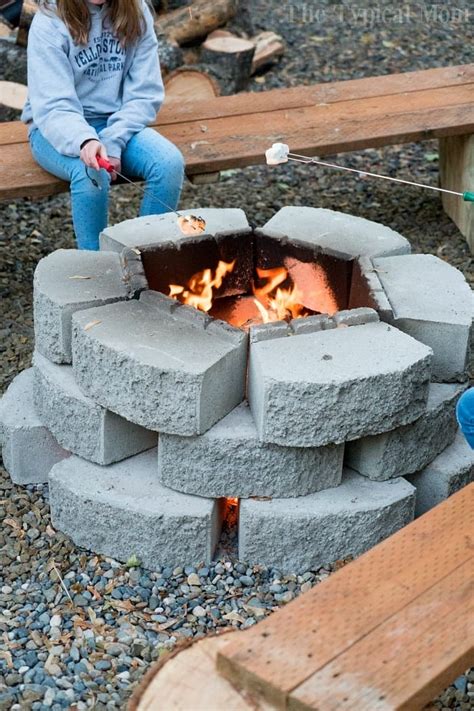 It's also diy project that can be completed in less than a day, while offering so much more in return reclaiming an outdoor firepit. Cheap Fire Pit Ideas · The Typical Mom