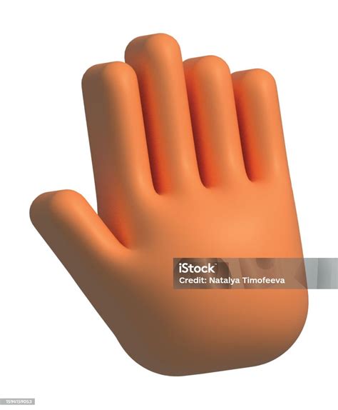 3d Illustration Of A Rendering Of A Human Palm Stock Photo Download