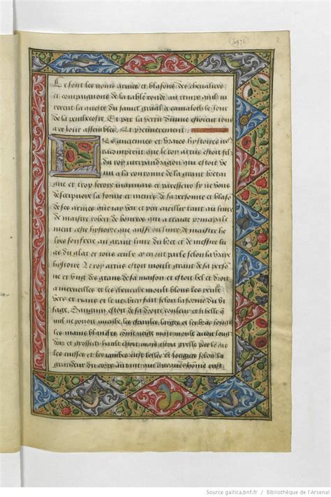 Les manuscrits sont à envoyer par courrier à notre adresse postale. Titre : Armorial de la Table ronde. Date d'édition : 1490 ...