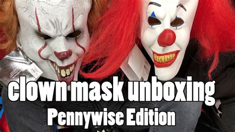 Clown Mask Unboxing Pennywise Edition Youtube