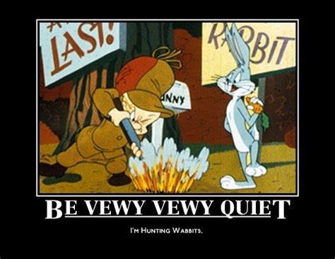 Hunting Rabbits Elmer Fudd Vintage Cartoon Looney Tunes