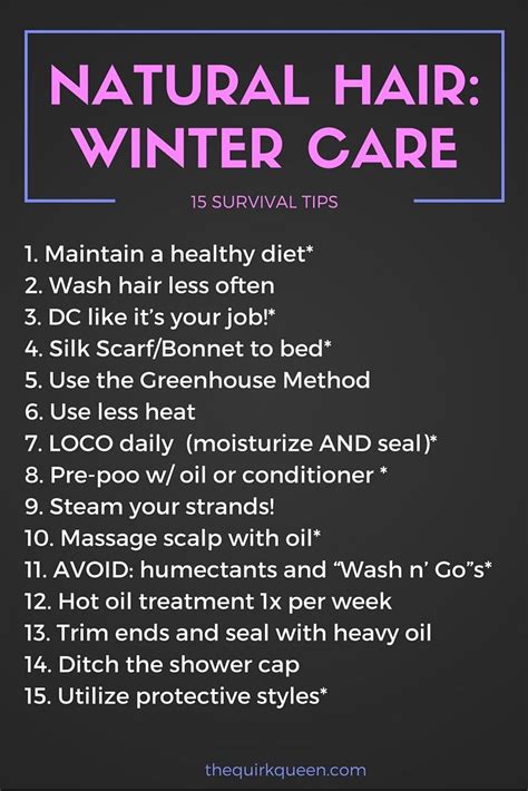 In this article, you will find the best hair growth remedies. Natural Hair, Winter Care:15 Survival Tips | Natural hair ...