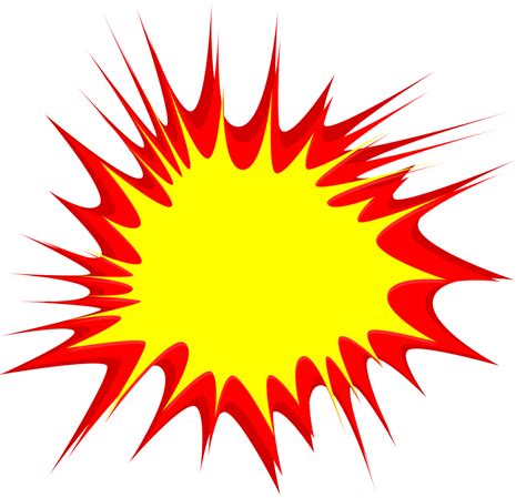 20 Comic Boom Explosion Vector Png Transparent Svg Vol 2