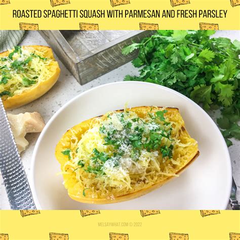 Roasted Spaghetti Squash With Parmesan And Fresh Parsley Recipe