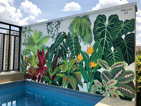 Botanical Mural Behance