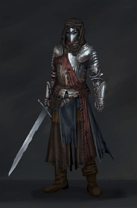 Knight Dmitry Chertkov Concept Art Characters Fantasy Armor