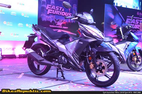 Sym vf3i 185 (2018) price in. Sym launches 185cc 2018 Sym VF3i - RM7,988! - BikesRepublic