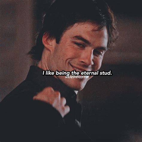 Damon Salvatorequotes He Has The Best Lines On The Show 🤷🏻‍♀️ Repost Tvd Vampire
