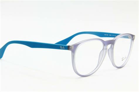 New Ray Ban Rb 7046 5484 Blue Eyeglasses Authentic Frame Rx Rb7046 51 18 Eyeglass Frames