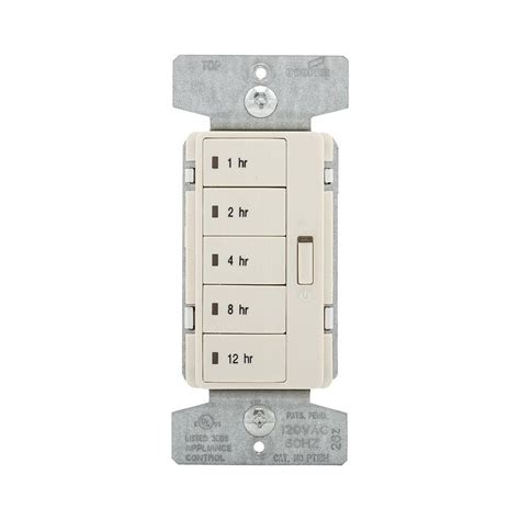 Intermatic 15 Amp In Wall Digital Auto Shut Off Timer Ei210w The Home