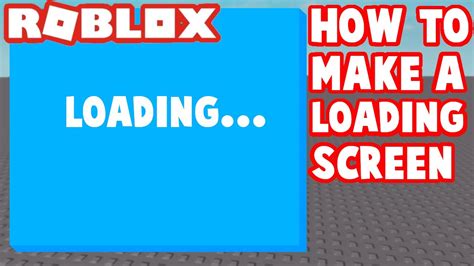 Roblox Studio How To Make A Loading Screen Youtube