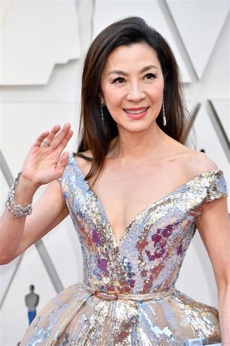 Michelle Yeoh Celebrity Hair And Makeup At The Oscars Popsugar Beauty Photo
