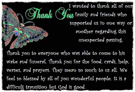 Planning the funeral was stressful enough but your kindness helped. Funeral Thank You Poems and Notes - Shainginfoz