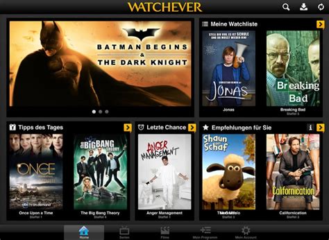 Watchever Aktuell Sind 2357 Filme Und 228 Serien Online Verfügbar