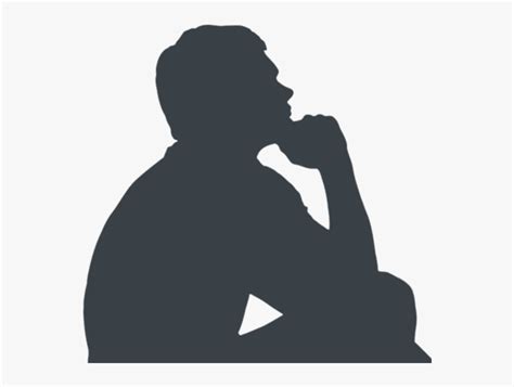 Check spelling or type a new query. Transparent Thinking Png - Man Silhouette Thinking Clipart ...