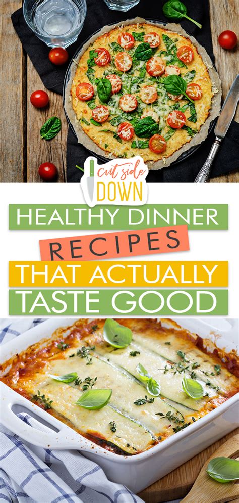 Track your macros, plan your weekly meals, add recipes to your grocery list, as well as get access to over 500 healthy recipes by fitmencook. Healthy Dinner Recipes That Actually Taste Good - Cut Side ...