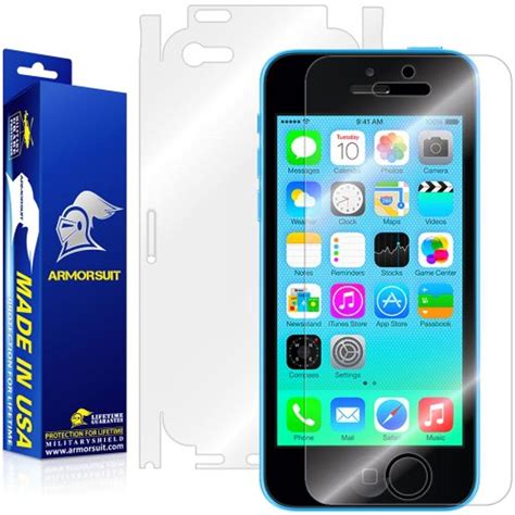 They have an iphone screen protector called the shell shock: ArmorSuit MilitaryShield Apple iPhone 5C Screen Protector ...