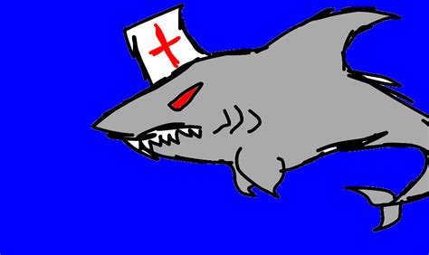 Quais as áreas em que ele pode atuar? Tubarão-enfermeiro - Desenho de assuero_ - Gartic