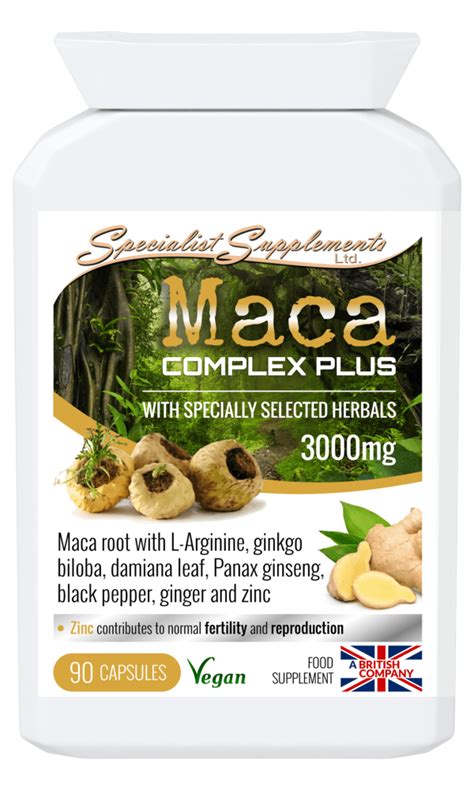 Maca Complex Plus Specialist Supplements Ltd