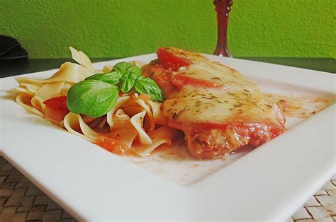 Tomate mozzarella schnitzel Rezepte