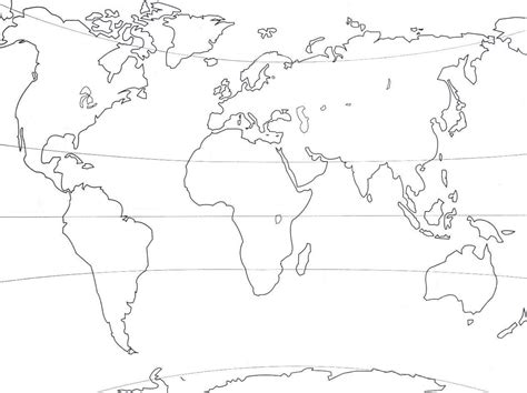 Carte Monde Vierge A Imprimer Carte Des Continents Et Des Oceans Plat
