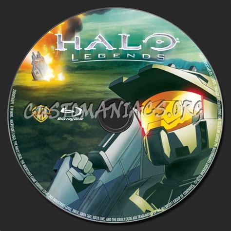 Halo Legends Blu Ray Label Dvd Covers And Labels By Customaniacs Id