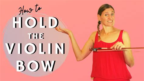 The right hand is responsible for bowing (as is true for all stringed instruments). How To Hold The Violin Bow - Violin Lessons for Beginners ...