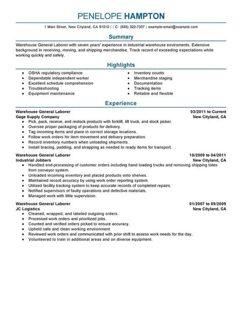 Factory Worker Resume Examples For 2022 Production Livecareer