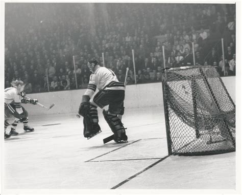 Item Detail New York Rangers Jacques Plante Original 1964 Photo Vs