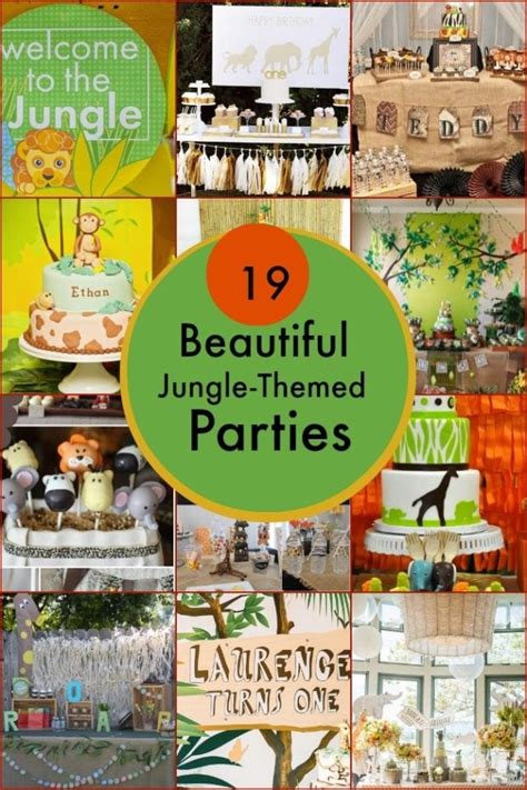 Compare prices on popular products in wall decor. Jungle Safari Themed First Birthday Party - Spaceships and ...