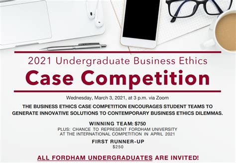 From wikipedia, the free encyclopedia. (U) 2021 Fordham University Undergraduate Business Ethics ...