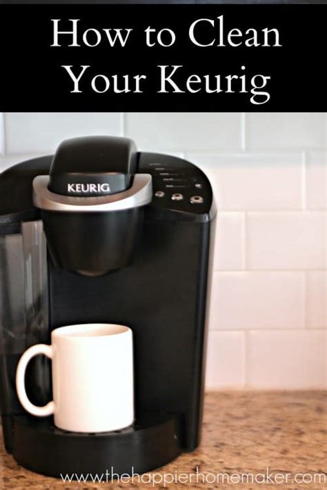 Chances are good that your coffee maker (keurig or not) has some bacteria, algae and mold developing inside of the machine. Cleaning My Keurig Coffee Maker With Vinegar | TcWorks.Org