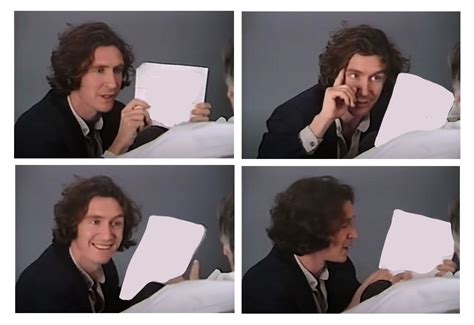 Share a gif and browse these related gif searches. Blank Eighth Doctor flipchart meme template, as requested. Go make some memes. : DoctorWhumour