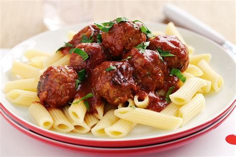 Try adding meatballs to salads or korean spaghetti and meatballs recipe. Penne and meatballs