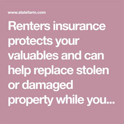 Renters insurance protects your valuables and can help ...