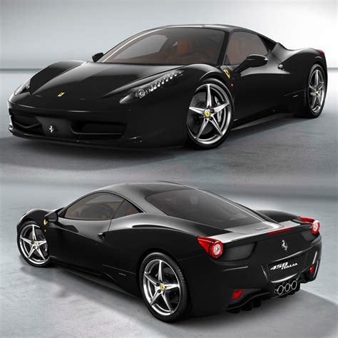 Top Sports Cars Pic Ferrari Italia Black