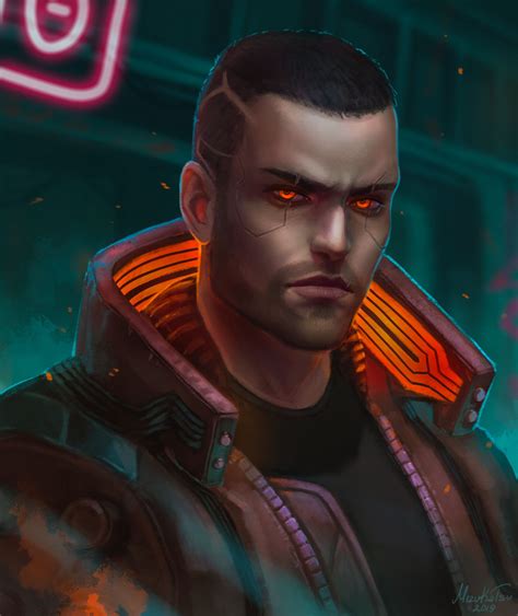 Cyberpunk Character Art Male Cyberpunk Male Arte Cyberpunk Cyber