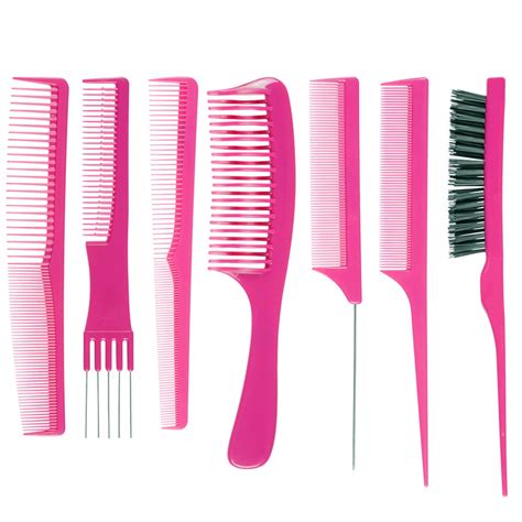 Salon Smart Folding Comb Set Pink Home Hairdresser