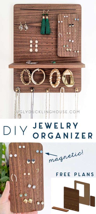 Diy Jewelry Organizer Free Plans Ugly Duckling House