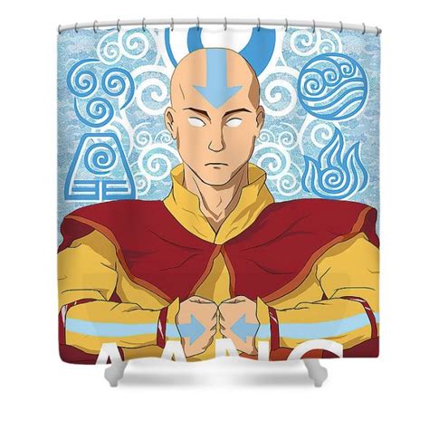 Avatar The Last Airbender Aang New Style Shower Curtain Avatar The Last Airbender Store