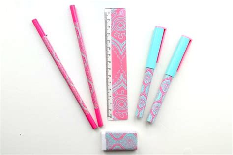 Cute Colorful Stationery Set School Set Mint And Pink