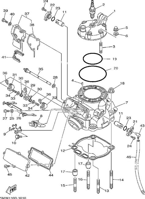 9 valve holder 1 2 9 link lever 3 9 pulley 4 9 valve shaft 5 9 link rod 6 9 plain washer 7 wear/damage ¡ replace. 2001 yz250 power valve, half-moon up or down? | South Bay ...